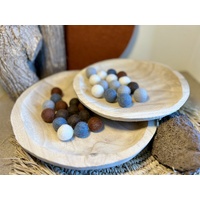 Round Rustic Plate Set of 2