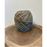 Crochet Cotton Ball - Variegated Vintage Colours