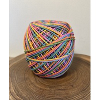 Crochet Cotton Ball - Variegated Easter Colours