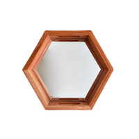 Hexagon Mirror Tray - Large