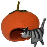 Giant Felt Pumpkin