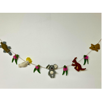 Aussie Animal Felt Garland