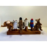 Australian Animal Finger Puppet and Stand Bundle