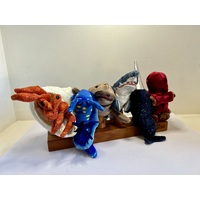 Sea Animal Finger Puppets and Stand