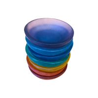 Rainbow Resin Bowls 7pcs Portable Play Jar