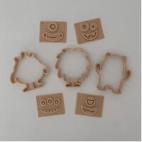 Halloween Monster Eco Stamp Set - Including Handle