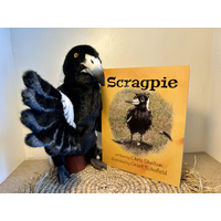 Scragpie Book & Magpie Puppet Bundle